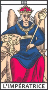 L'arcane de l'Impératrice : tarot de Marseille